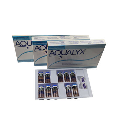 ইনজেকশনযোগ্য Aqualyx কার্যকর ওজন হ্রাস ফ্যাট দ্রবীভূত ইনজেকশন 8Mlx 10vails Aqualyx