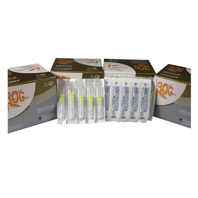 100PCS/ বক্স 30g 32g 34G 4mm 13mm 25mm মাইক্রো ইগল হাইপোডার্মিক ইনজেকশন সিরিং ইগল