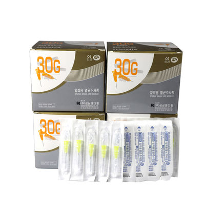 100PCS/ বক্স 30g 32g 34G 4mm 13mm 25mm মাইক্রো ইগল হাইপোডার্মিক ইনজেকশন সিরিং ইগল