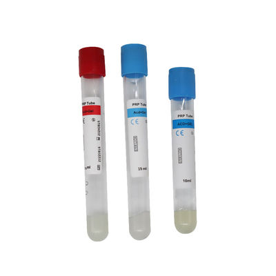 PRP টিউব 10ml 15ml 13ml 3ml এসিড জেল PRP PRF টিউব