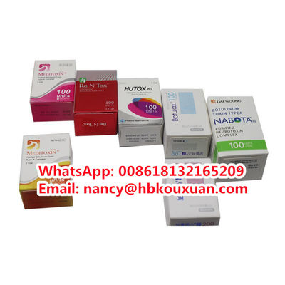 আসল বোটক্স 100iu 200iu বটুলিনামস টক্সিনস বটুলাক্স নবোটা মেডিটোক্সিনস