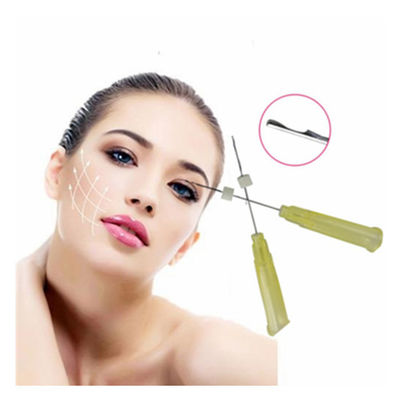 চক্ষু ব্রো কপালে Pdo Thread Blunt Sharp Needle 4D 6D কোগ থ্রেড লিফটিং