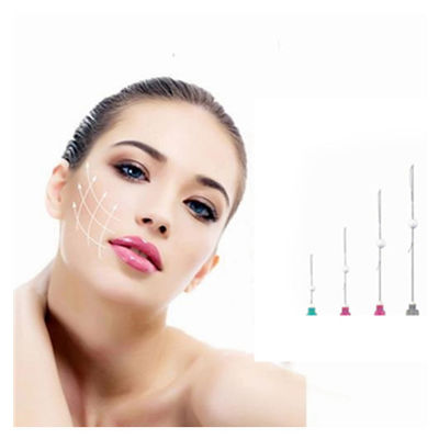 উচ্চ মানের চোখ ব্রো কপালে Pdo Thread Blunt Sharp Needle 4D 6D Cog Thread Lifting