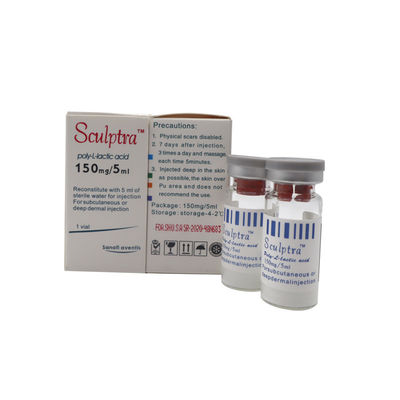 150mg গুঁড়া PLLA পলি- এল- ল্যাকটিক এসিড 5ml ডিমাল ফিলার অ্যান্টি- এজিং স্কলপটা