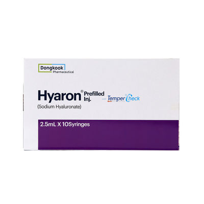 সোডিয়াম হাইয়ালুরোনেট 25mg/2.5ml Hyaron Prefilled Inj ইনজেকশন ত্বক পুনরুজ্জীবিতকরণ