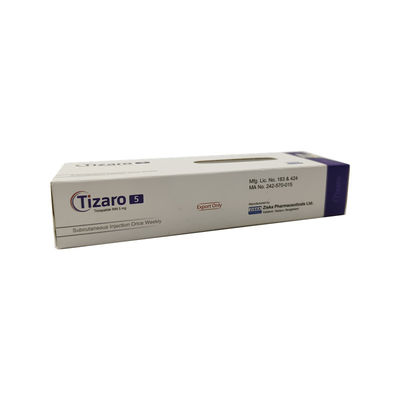 Tizaro Tirzepatide 5mg 7. 5mg 0. 5 মিলিলিটার তলদেশীয় পেন ইনজেক্টর