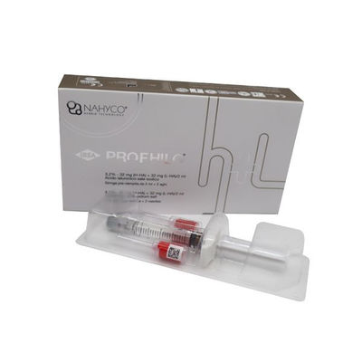 Profhilo H+L 32mg 1-2ml প্রিফিলড সিরিং উচ্চ আণবিক ওজন হাইয়ালুরোনিক অ্যাসিড