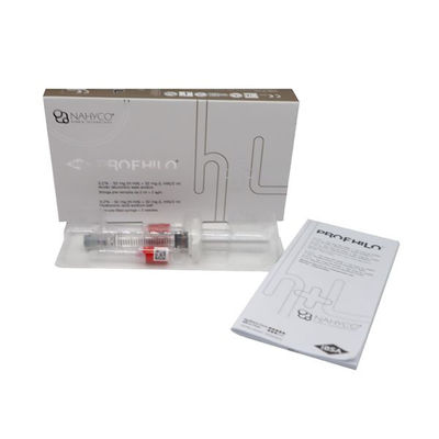 Profhilo H+L 32mg 1-2ml প্রিফিলড সিরিং উচ্চ আণবিক ওজন হাইয়ালুরোনিক অ্যাসিড