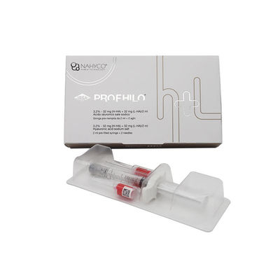 Profhilo H+L 32mg 1-2ml প্রিফিলড সিরিং উচ্চ আণবিক ওজন হাইয়ালুরোনিক অ্যাসিড