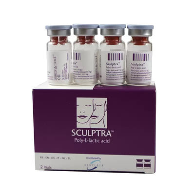 ২ টি ভায়াল পাউডার স্কলপ্ট্রা Plla Polylactic Acid Stimulate Collagen Sculptra