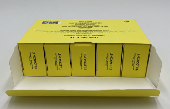 ফ্যাট সলিউশন লেবু বোতল 10ml*5 ফ্যাট দ্রবীভূত করার জন্য দ্রবীভূত সেলুলাইট