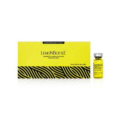 ফ্যাট সলিউশন লেবু বোতল 10ml*5 ফ্যাট দ্রবীভূত করার জন্য দ্রবীভূত সেলুলাইট