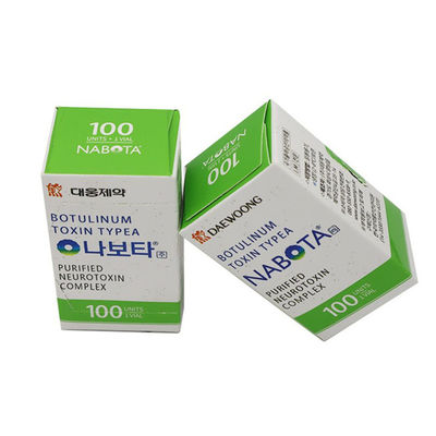 50IU 100U 150UI 200U অ্যালার্জেন বোটক্স বোটুলিনাম টক্সিন টাইপ এ ইনোটক্স বোটুলাক্স নাবোটা রেনটক্স মেডিটক্সিন বিটিএক্স