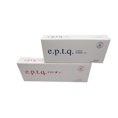 EPTQ e.p.t.q ক্রস-লিঙ্কড সোডিয়াম হাইয়ালুরোনেট সিই সার্টিফাইড HA ডার্মাল ফিলার 24mg/ml