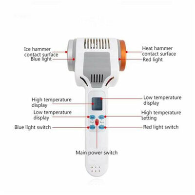 হট কোল্ড হ্যামার আল্ট্রাসোনিক ক্রায়োথেরাপি এলইডি ফেসিয়াল স্কিন রিজুভেনেশন লিফটিং মেশিন