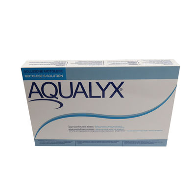 Aqualyx চর্বি দ্রবীভূত ইনজেকশন ক্যাবলিন ইনজেকশনযোগ্য লিপোলাইসিস পিপিসি সমাধান হ্রাস ওজন 8ml x 10 বোতল AQUALYX