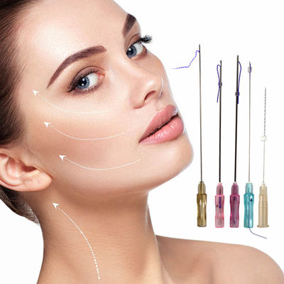 ভি লাইন PDO PCL PLLA থ্রেড 18g থেকে 30g
