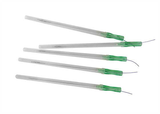 বেগুনি PDO PCL PLLA থ্রেড ফেস লিফটিং এল টাইপ নিডেল 21g 23g