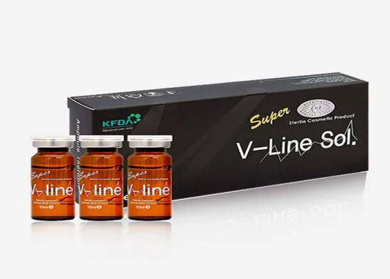 5pcs*10ml ফ্যাট দ্রবীভূত ইনজেকশন ফেস লিপোলিটিক সুপার ভি লাইন সোল