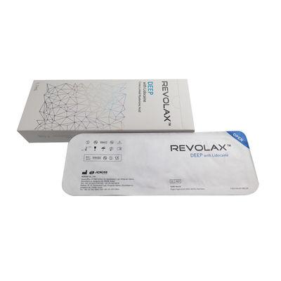 24mg/ml হাইয়ালুরোনিক এসিড ডার্মাল ফিলার Revolax গভীর সূক্ষ্ম Sub-Q 1 X 1.1ml