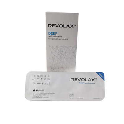 24mg/ml হাইয়ালুরোনিক এসিড ডার্মাল ফিলার Revolax গভীর সূক্ষ্ম Sub-Q 1 X 1.1ml