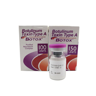 B 100iu 150iu বটুলিনাম টক্সিন ইনজেকশন ফোঁটা অপসারণ ত্বকের যত্ন