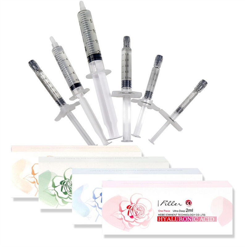 ত্বকের ফিলার wrinkles অপসারণ 1ml 2ml 3ml 5ml 10ml 20ml 50ml HA ফিলার Hyaluronic অ্যাসিড ইনজেকশন
