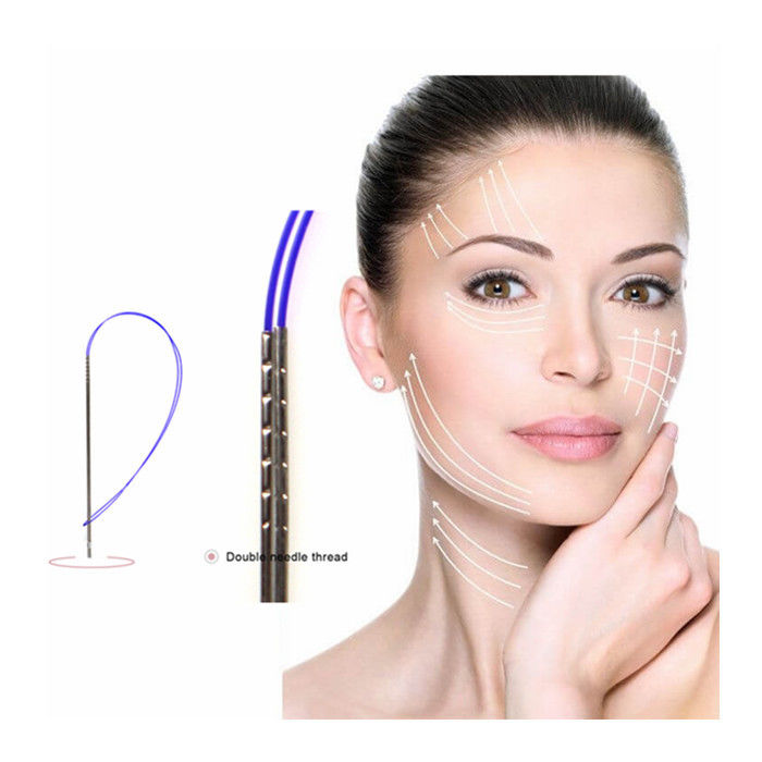 চক্ষু ব্রো কপালে Pdo Thread Blunt Sharp Needle 4D 6D কোগ থ্রেড লিফটিং