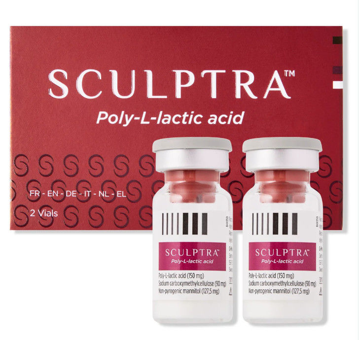 কোলাজেন হ্রাস বিরোধী wrinkles Sculptra PLLA Sculptra পলি-এল-ল্যাকটিক এসিড Galderma